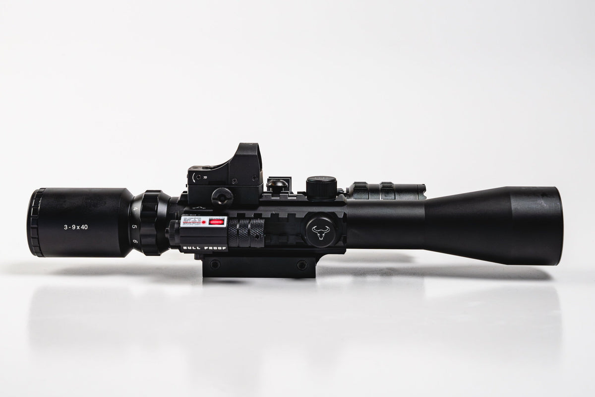 3-9x40 STED X Scope Kit (Red dot, Laser, Torch)