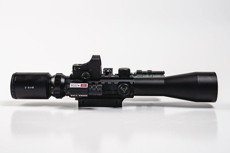 3-9x40 STED X Scope Kit (Red dot, Laser, Torch)