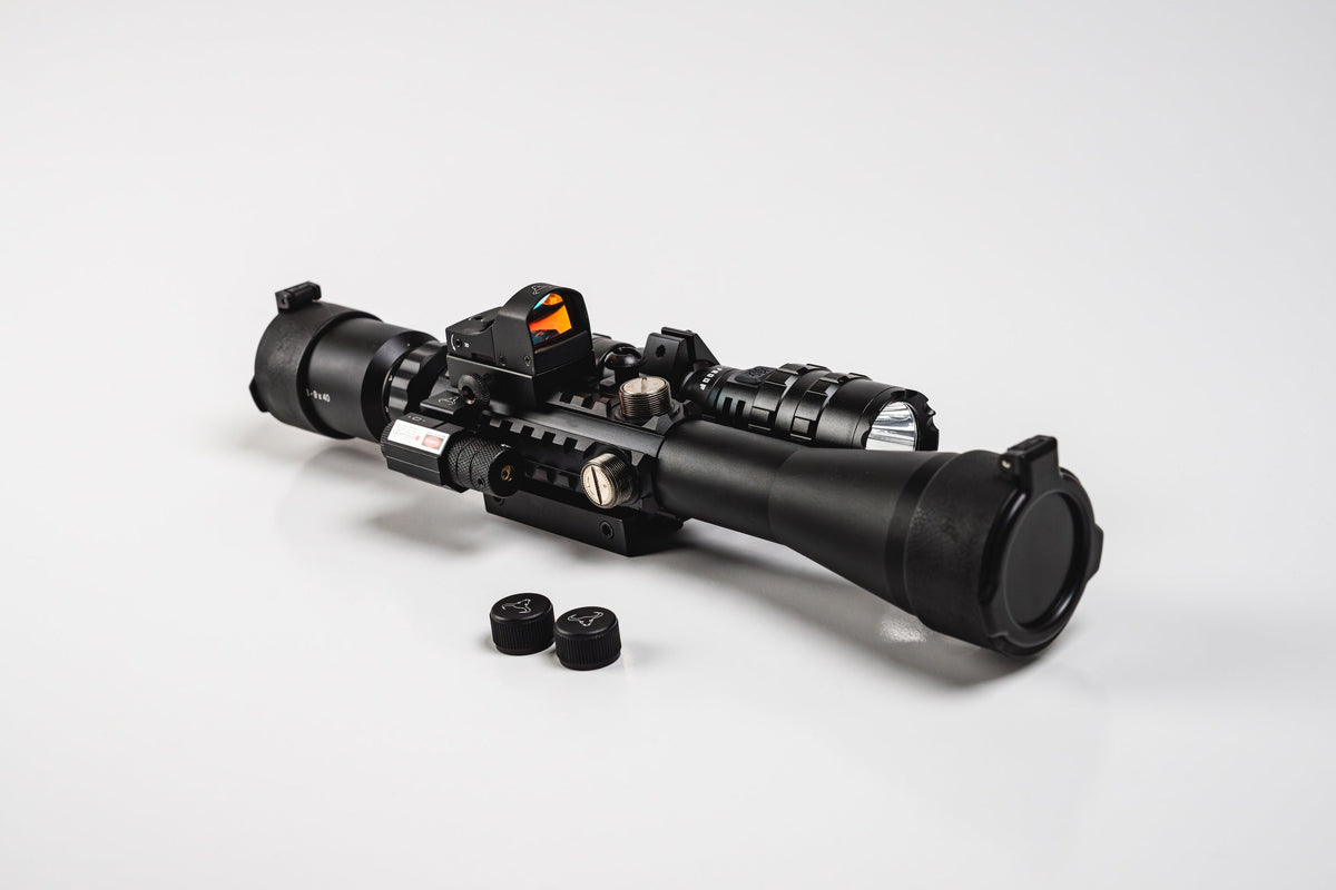 3-9x40 STED X Scope Kit (Red dot, Laser, Torch)