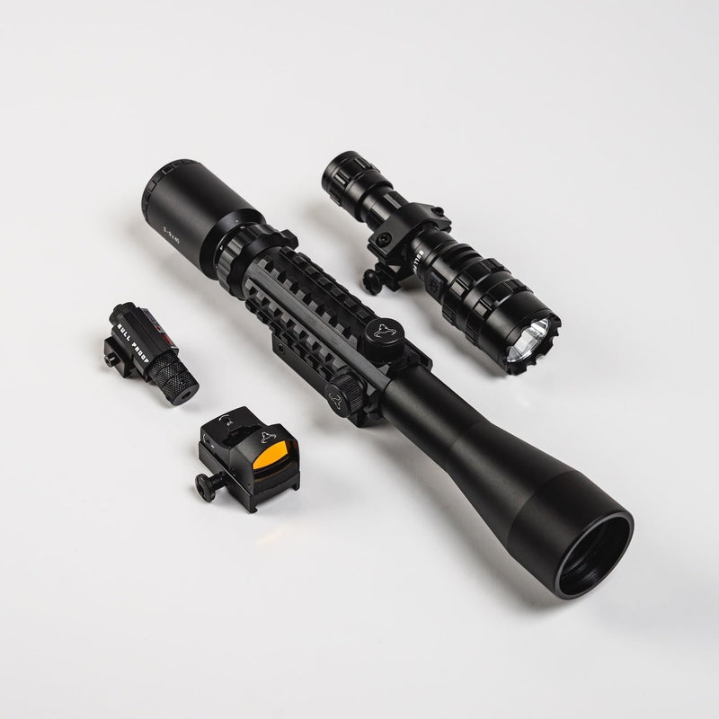 3-9x40 STED X Scope Kit (Red dot, Laser, Torch)