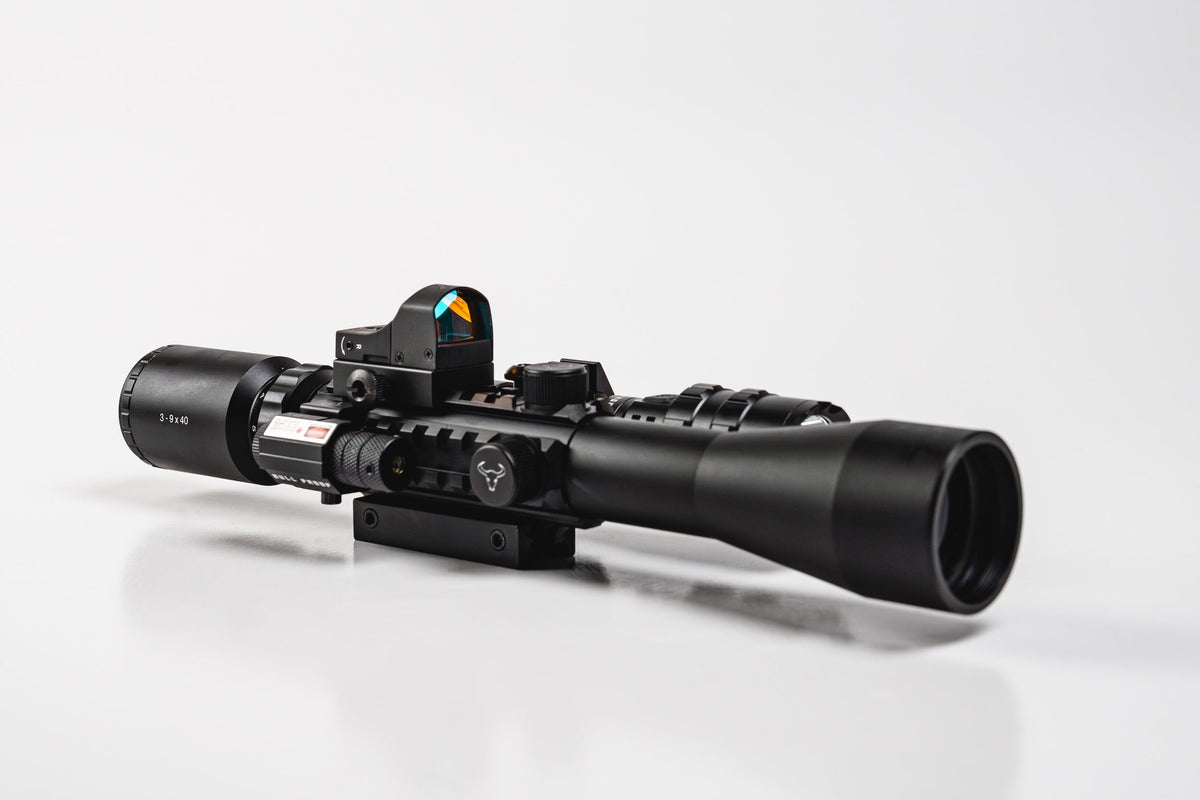 3-9x40 STED X Scope Kit (Red dot, Laser, Torch)