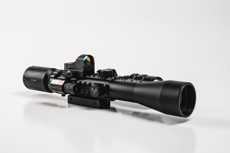 3-9x40 STED X Scope Kit (Red dot, Laser, Torch)