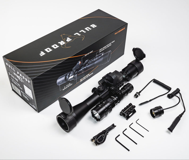 3-9x40 STED X Scope Kit (Red dot, Laser, Torch)