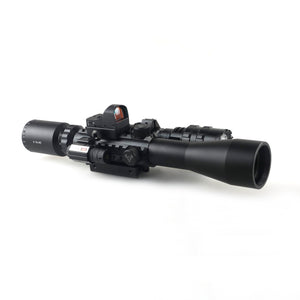 3-9x40 STED X Scope Kit (Red dot, Laser, Torch)